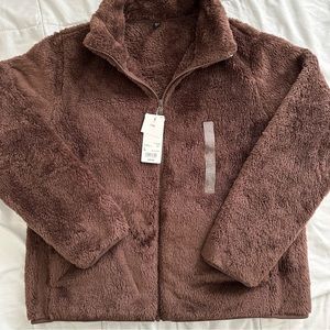 Fluffy Yarn Fleece Full-Zip Uniqlo Jacket